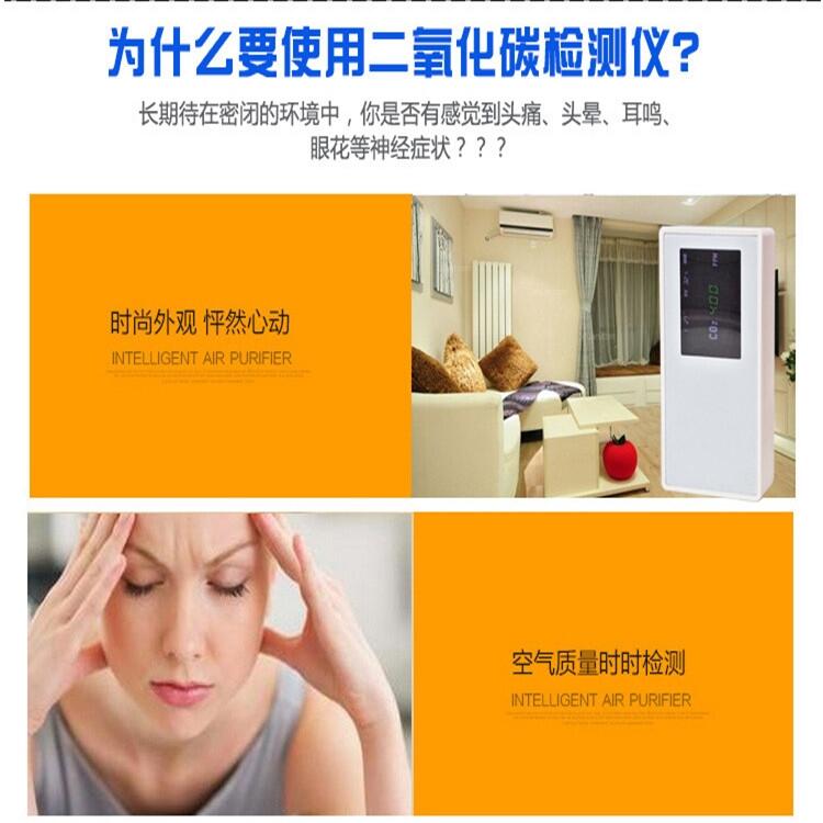 二氧化碳檢測儀，大屏顯示